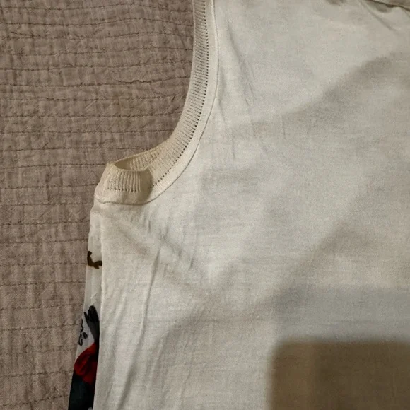 Ted Baker London Floral Bird Print Top - White and Multicolor - Picture 3 of 5